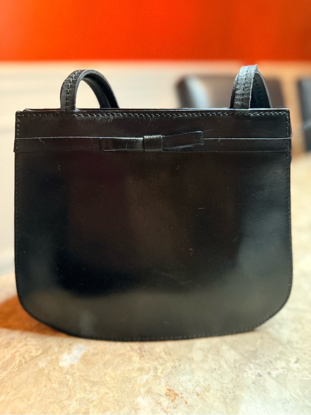 Furla Black Women's Leather shoulder bag with bow